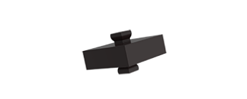Picture of Building block 5 with 2 pins black