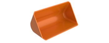 Picture of Shovel 90x45 orange