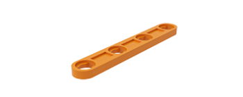 Picture of I-strut 45 with hole orange