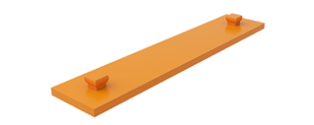 Picture of Building plate 15x75 orange