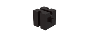 Picture of Building block 15, 5-sided black