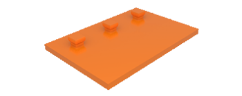 Picture of Building board 30x45 with Tenon orange