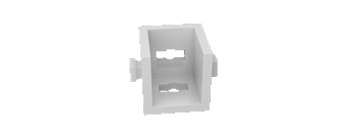 Picture of Angle bracket 15 with 2 pins gray-white