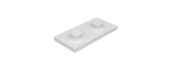 Picture of Building plate 15x30 grey white