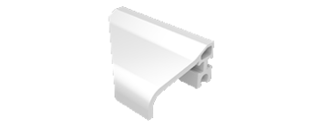 Picture of Side panel left gray-white