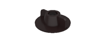 Picture of Hub nut compl. black