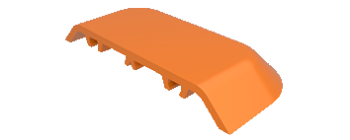 Picture of Half of roof orange