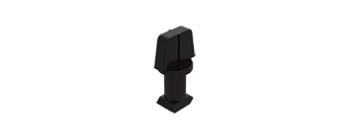 Picture of Single rivet 6 mm black