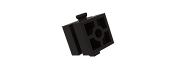 Picture of Building block 15 with hole black