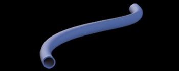 Picture of Silicone hose blue 1.8x1.0x30