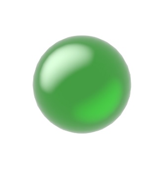 Picture of Glass ball D12 mm, green
