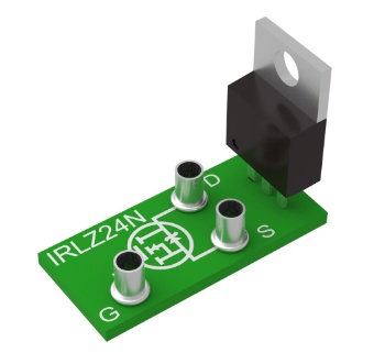 Picture of Board MOSFET IRLZ24N
