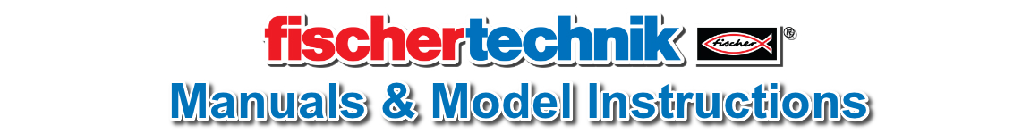 fischertechnik Manuals and Model Instructions